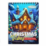 LBKHOUSE Christmas Vibes Coloring Book For Adults