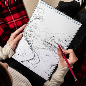 LBKHOUSE Christmas Vibes Spiral Bound Coloring Book For Adults
