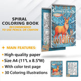 LBKHOUSE Christmas Wild Life Coloring Sheets For Adults