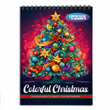 LBKHOUSE Colorful Christmas Coloring Book For Adults