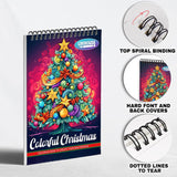 LBKHOUSE Colorful Christmas Coloring Pages For Adults