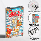 LBKHOUSE Country Christmas Coloring Pages for Adults