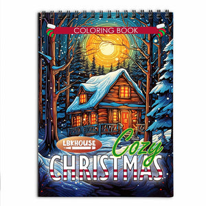 LBKHOUSE Cozy Christmas Coloring Book for Adults