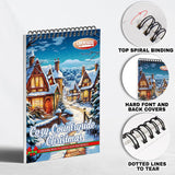 LBKHOUSE Cozy Countryside Christmas Coloring Pages for Adults