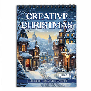 LBKHOUSE Creative Christmas Coloring Book for Adults