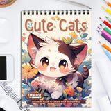 LBKHOUSE Cute Cats Coloring Book for Adult