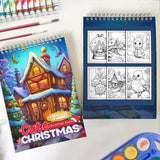 LBKHOUSE Cute Christmas Spiral Coloring Book for Adults