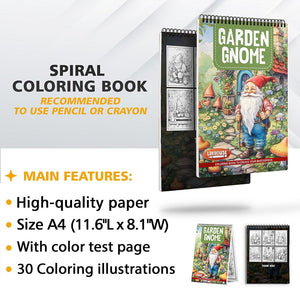 LBKHOUSE Garden Gnomes Coloring Sheets for Adult