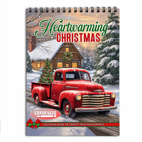 LBKHOUSE Heartwarming Christmas Coloring Book For Adults