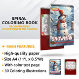 LBKHOUSE Snowman Coloring Sheets for Adults