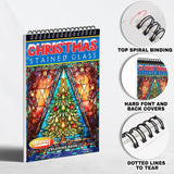 LBKHOUSE Stained Glass Christmas Coloring Pages for Adults