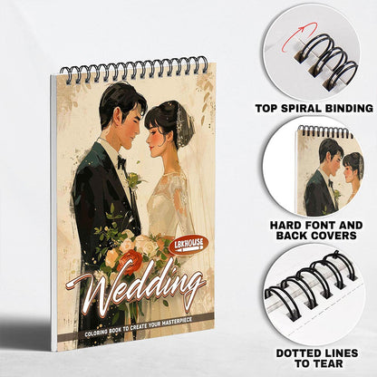 LBKHOUSE Wedding Coloring Pages for Adults