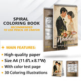 LBKHOUSE Wedding Coloring Sheets for Adults