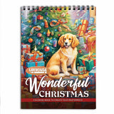 LBKHOUSE Wonderful Christmas Coloring Book For Adults