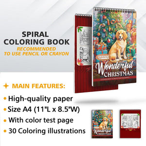 LBKHOUSE Wonderful Christmas Coloring Sheets For Adults