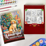 LBKHOUSE Wonderful Christmas Spiral Coloring Book For Adults