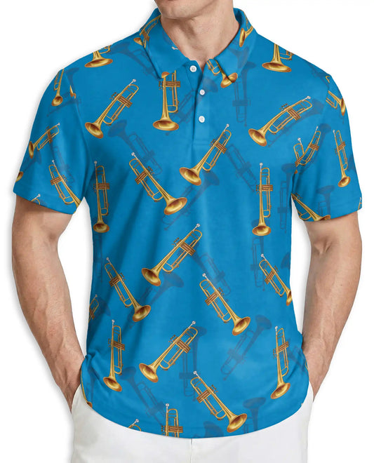 Trombone Polo Shirt – Musician Jazz Band Style | Azhobbyshop