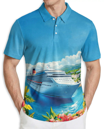 Cruise Ship Polo Shirt – Ocean Vacation Travel Style | Azhobbyshop