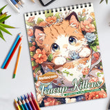 Teacup Kittens Spiral Bound Coloring Book, Adorable Teacup Kittens for a Heartwarming Art Adventure, Great for Cat Lovers and Fans of Cute Animals