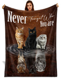 Cat Tiger Reflection Blanket – Never Forget Who You Are Gift