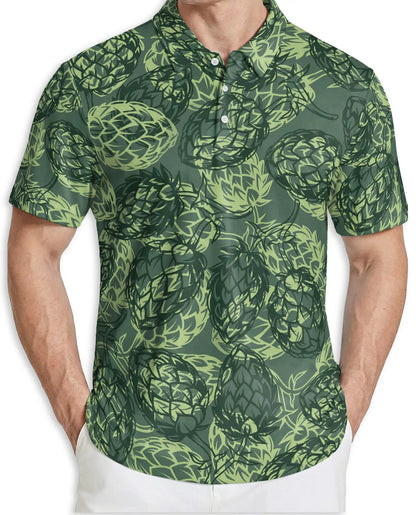 Hops Beer Polo Shirt -Craft Beer Lover Brewery Style | Azhobbyshop