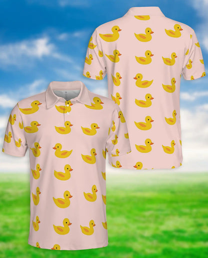 Rubber Duck 3D Polo Shirt for Men – Cute Funny Duck Pattern Style | Azhobbyshop