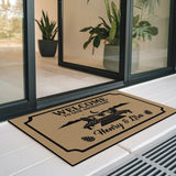 Personalized Lake House Doormat – Custom Couple Names Mat