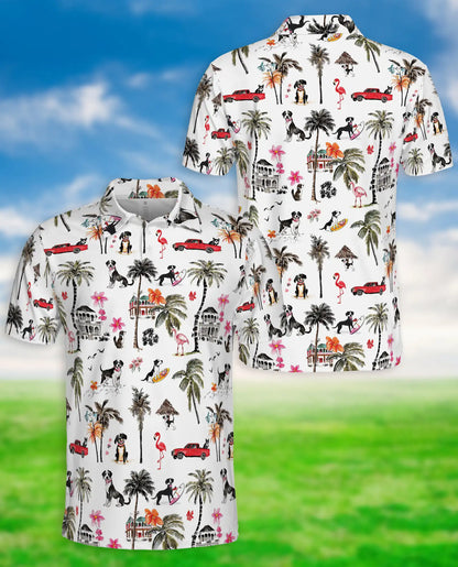 Rat Terrier Polo Shirt – Tropical Dog Beach Style | Azhobbyshop