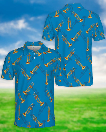 Trombone Polo Shirt – Musician Jazz Band Style | Azhobbyshop