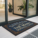Funny Sarcasm Doormat – Vintage Snarky Welcome Mat
