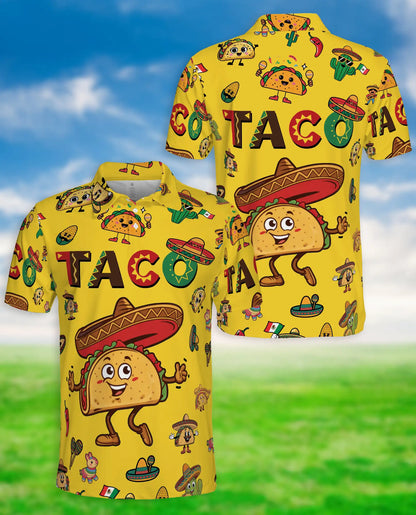 Funny Taco Fiesta Polo Shirt | Azhobbyshop