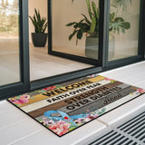 Personalized Diabetes Awareness Doormat – Custom Name Mat