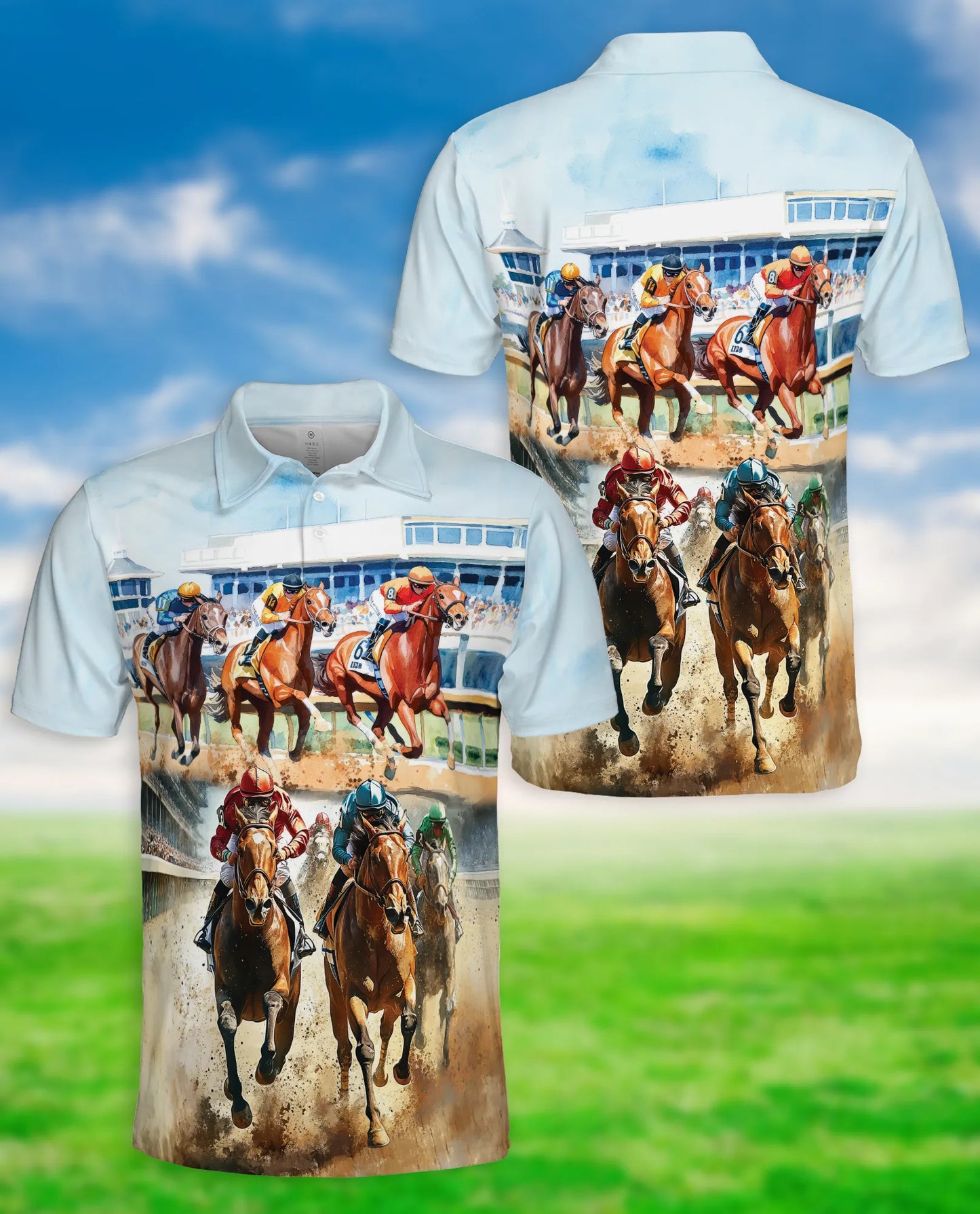 Limited Edition Horse Racing Polo Shirt | Azhobbyshop
