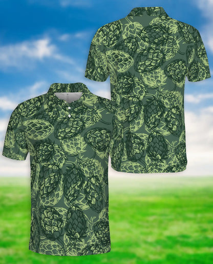 Hops Beer Polo Shirt -Craft Beer Lover Brewery Style | Azhobbyshop