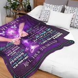 Personalized Wife Blanket From Husband – Christian Galaxy Throw
