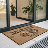 Personalized Delivery Pet Doormat – Custom Dog & Cat Photo Mat