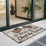 Racing Doormat – If We’re Not Home Check the Racetrack Mat
