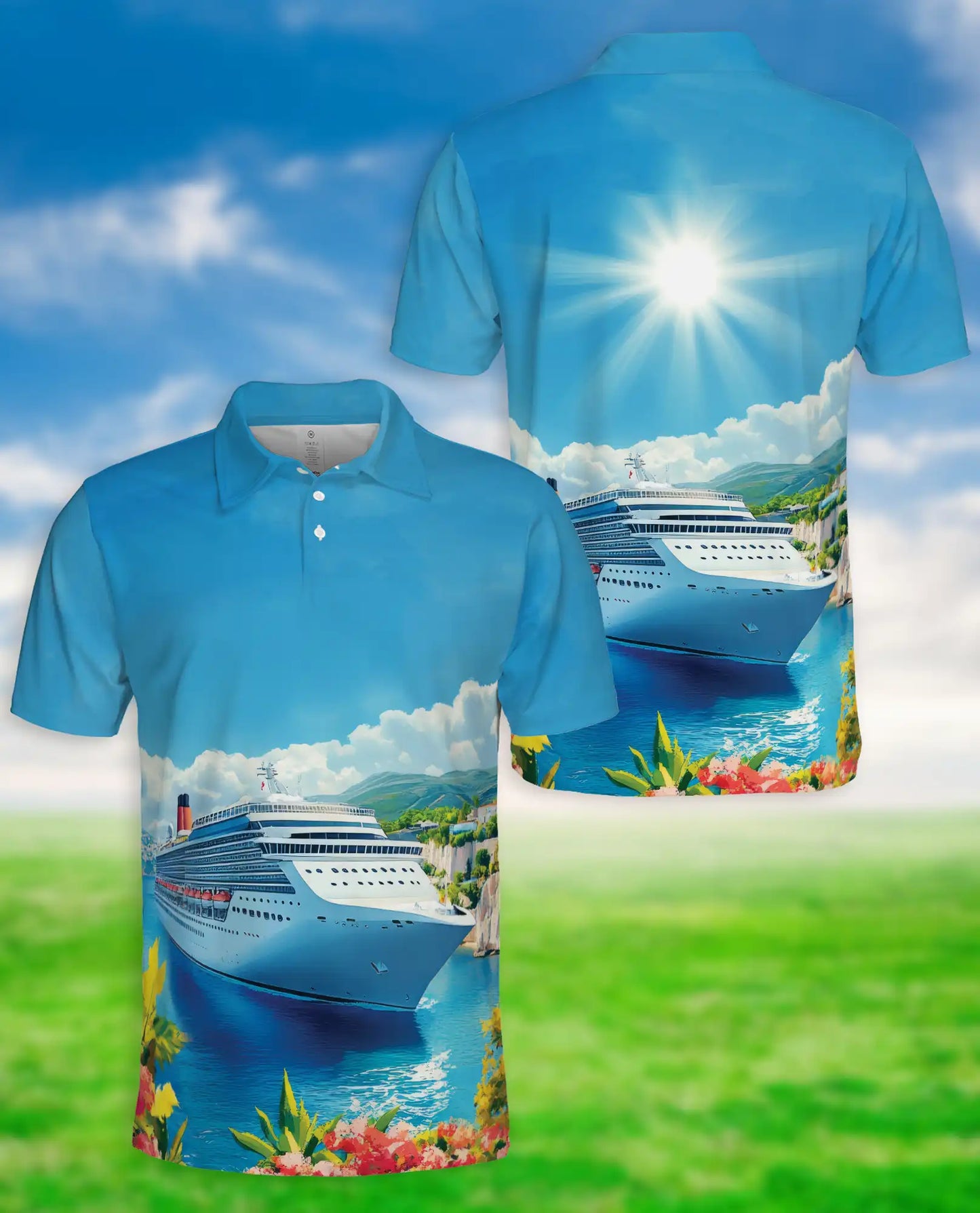 Cruise Ship Polo Shirt – Ocean Vacation Travel Style | Azhobbyshop