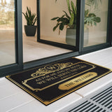 Personalized Christian Doormat – Joshua 24:15 Family Name Mat