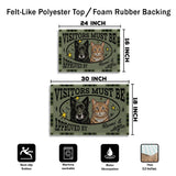 Personalized Vintage Pet Doormat – Custom Dog & Cat Portrait Mat