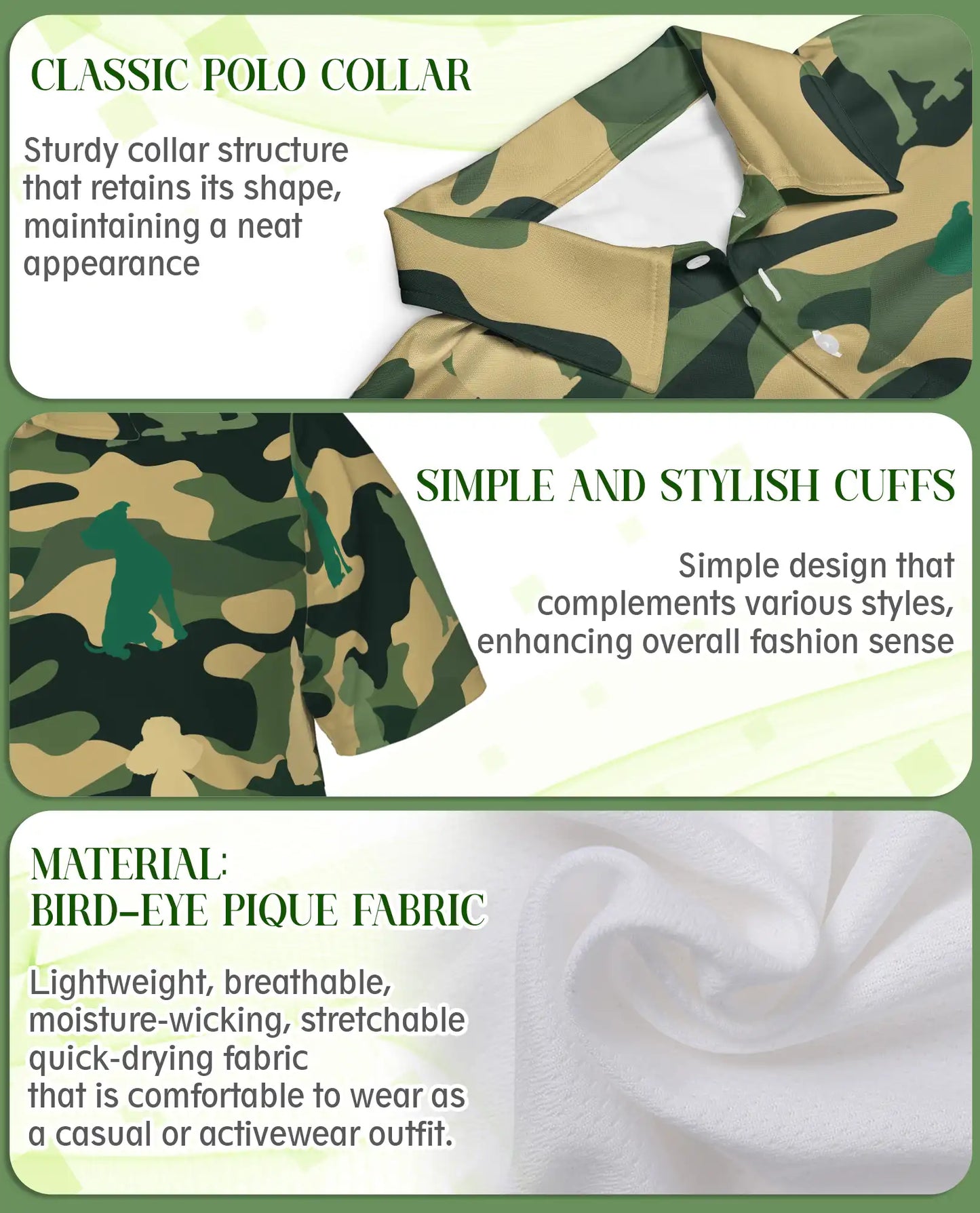 Spinone Italiano Camo Polo Shirt Dog Lover Gift | Azhobbyshop