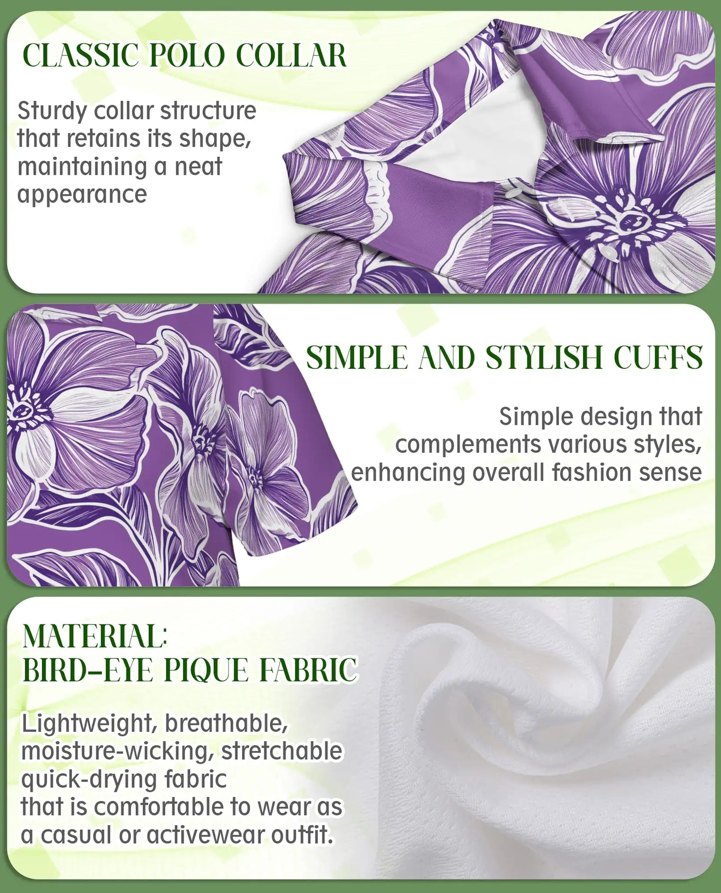 Big Hibiscus Floral Polo Shirt | Azhobbyshop