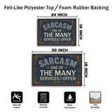 Funny Sarcasm Doormat – Vintage Snarky Welcome Mat