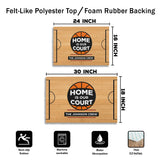 Personalized Basketball Family Doormat – Custom Crew Name Mat