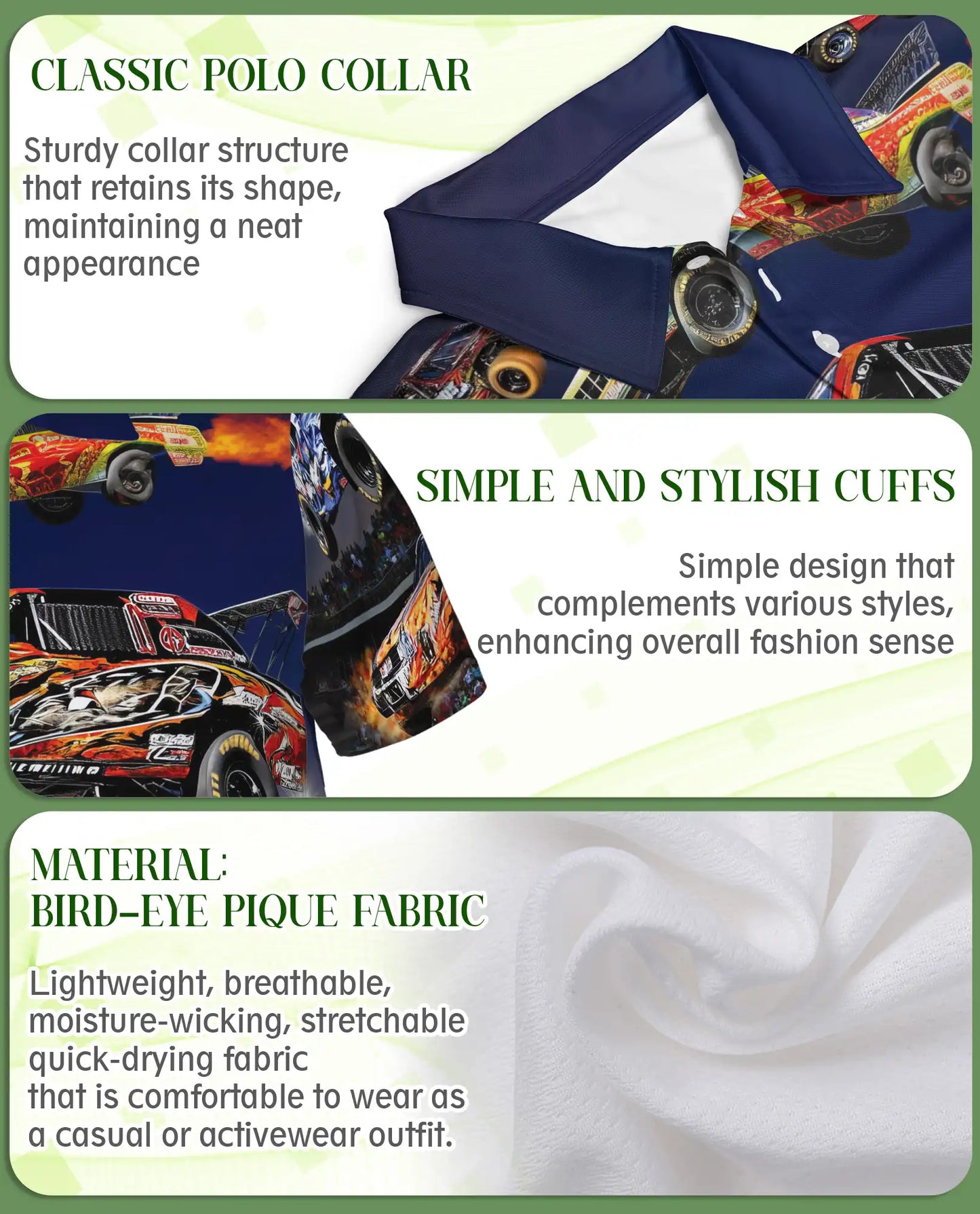 Dirt Track Racing Hawaiian Polo Shirt – Off Road Truck Racing Shirt | Azhobbyshop