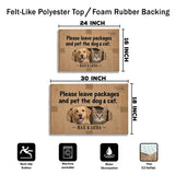 Personalized Delivery Pet Doormat – Custom Dog & Cat Photo Mat