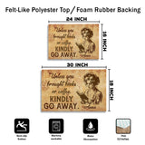 Personalized Book Lover Doormat – Books & Coffee Welcome Mat