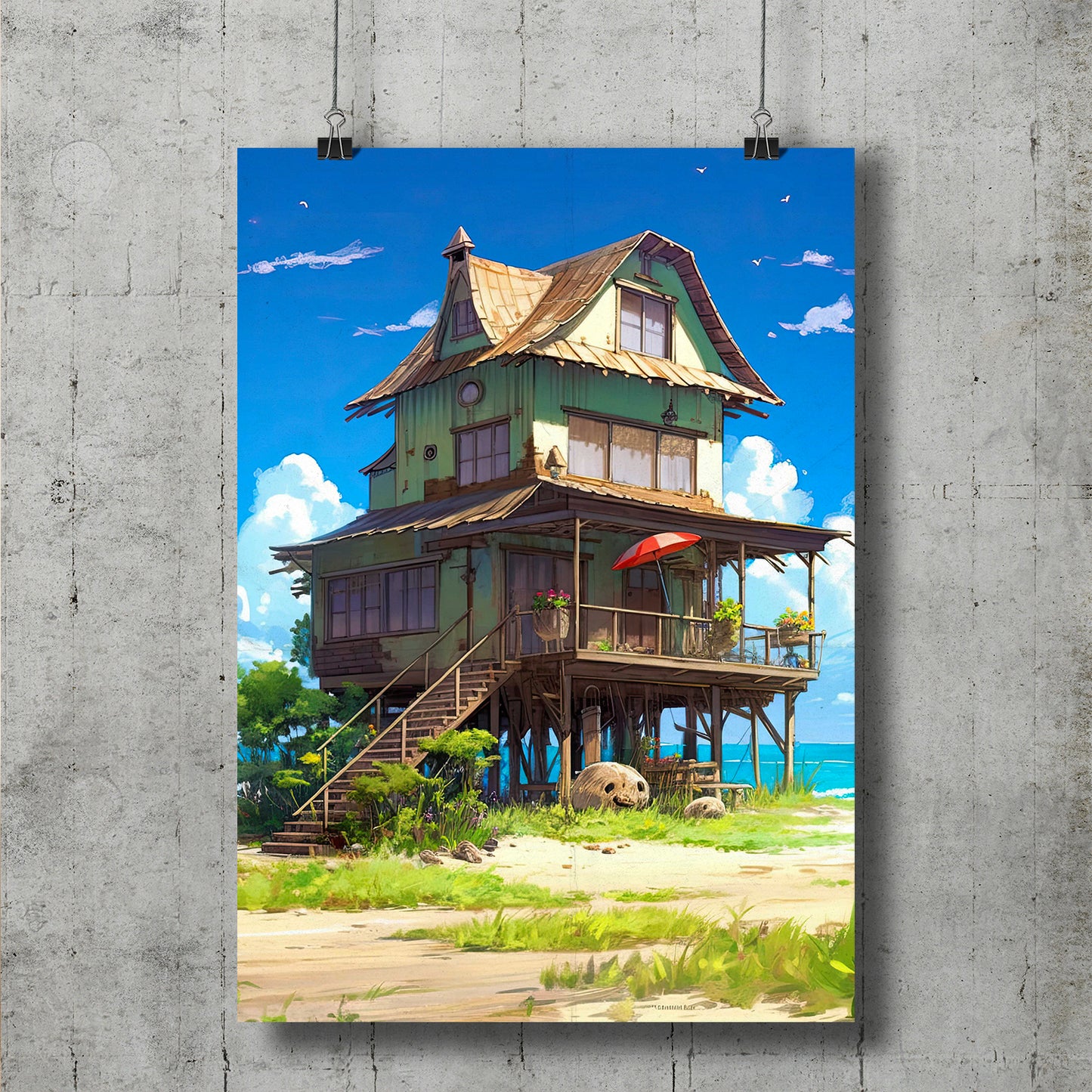 Relaxing House Style Poster