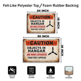 Funny Aviation Doormat – Vintage Hangar Warning Mat