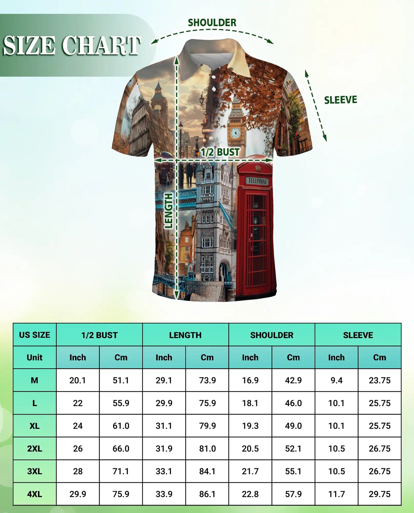 London Landmark Travel Polo Shirt | Azhobbyshop